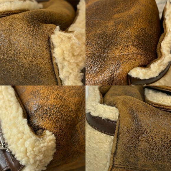 DIOR 05 Vintage Shearling East West Flight Bag - Picture 10 of 12